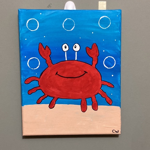 Hand Crafted Other - Crab Painting